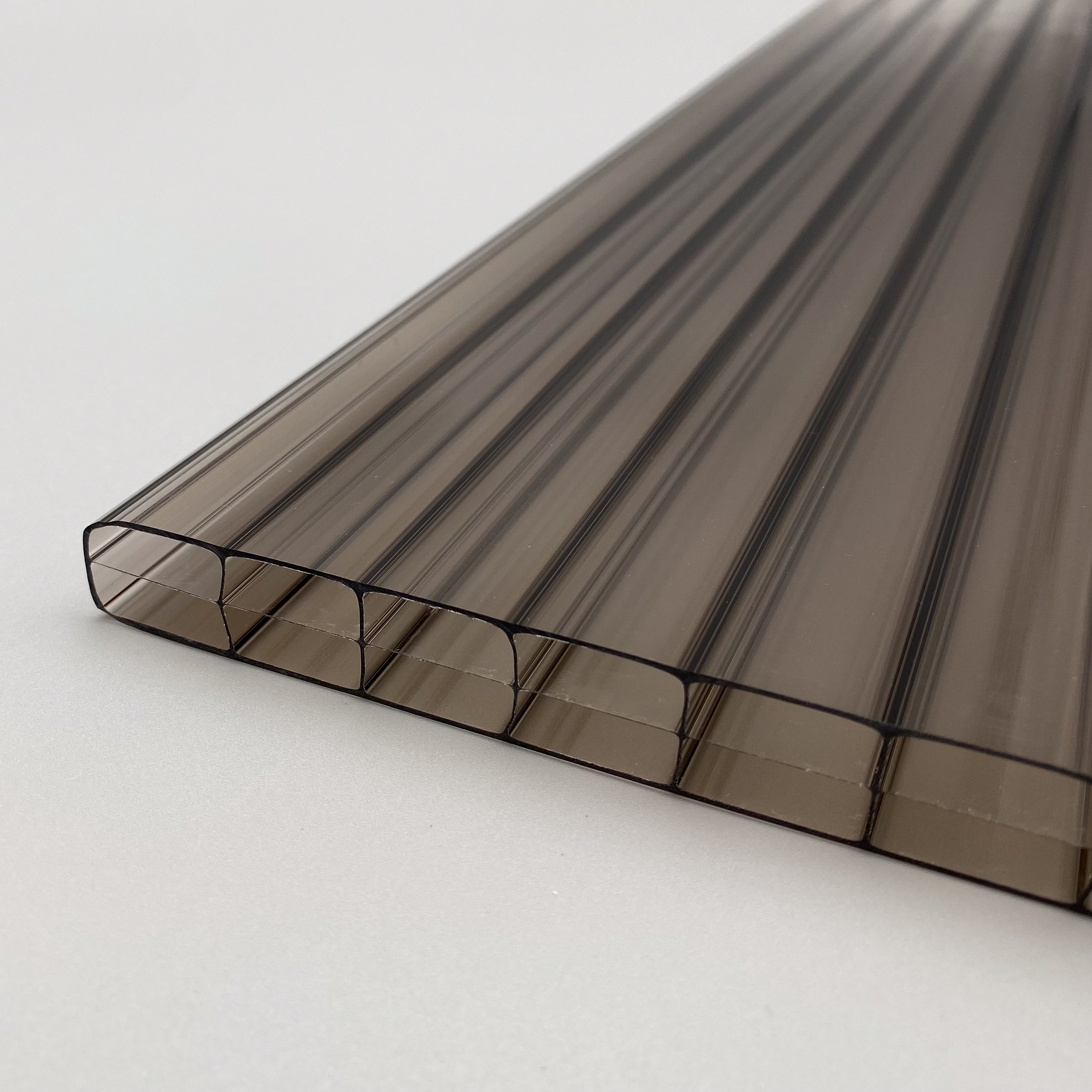 Stegplatten Komplettset Bronze Lexan 16mm